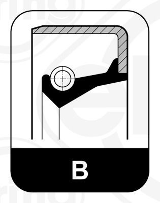 ELRING 586.838 Shaft Seal, wheel hub