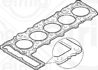 Gasket, cylinder head ELRING 913.872