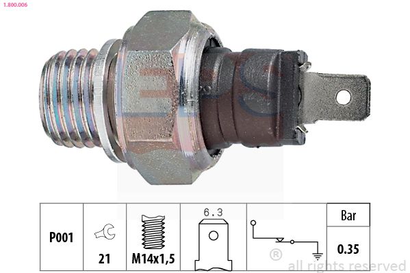 EPS 1.800.006 Oil Pressure Switch
