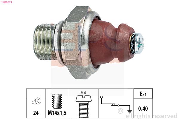 EPS 1.800.074 Oil Pressure Switch
