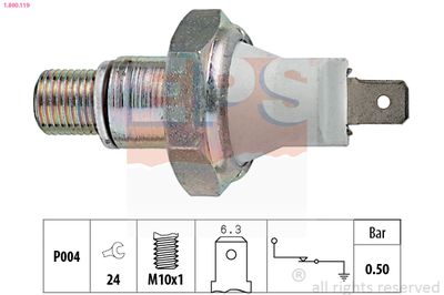 Oil Pressure Switch EPS 1.800.119