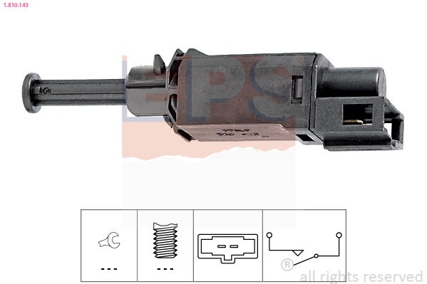 EPS 1.810.143 Switch, clutch control (cruise control)