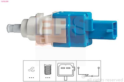 Switch, clutch control (cruise control) EPS 1.810.209