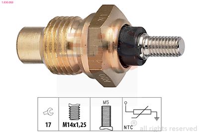 Sensor, coolant temperature EPS 1.830.003