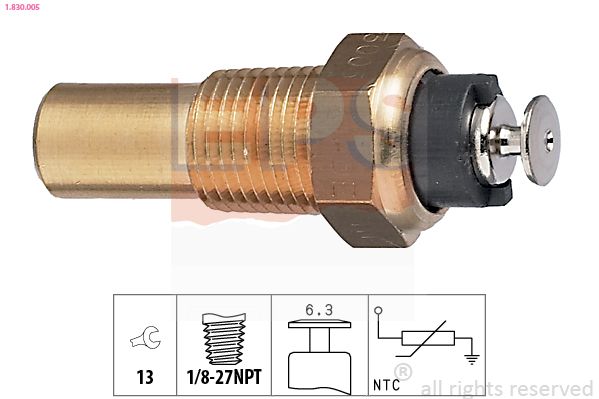 EPS 1.830.005 Sensor, coolant temperature
