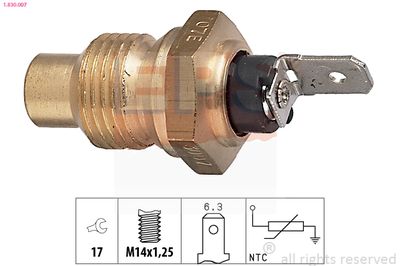 Sensor, coolant temperature EPS 1.830.007