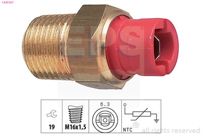 Sensor, coolant temperature EPS 1.830.027