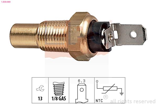 EPS 1.830.080 Sensor, coolant temperature