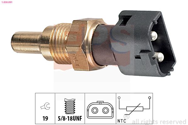 EPS 1.830.091 Sensor, coolant temperature