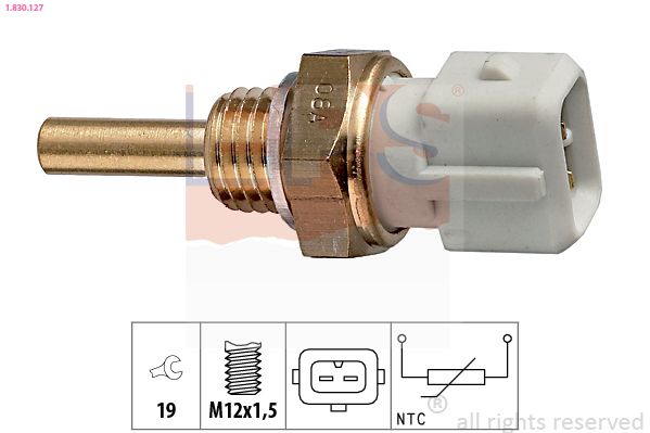 EPS 1.830.127 Sensor, coolant temperature