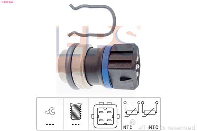 Sensor, coolant temperature EPS 1.830.146