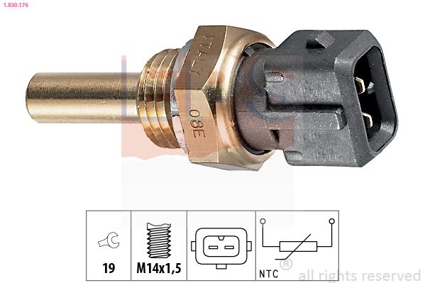 EPS 1.830.176 Sensor, coolant temperature