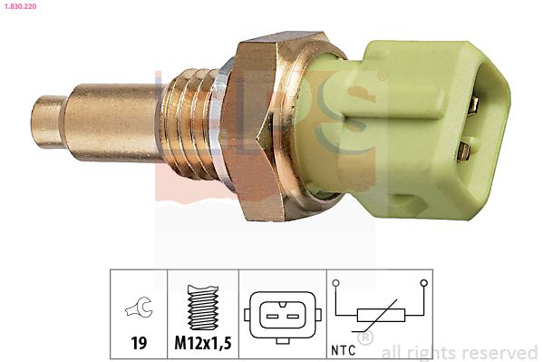 EPS 1.830.220 Sensor, coolant temperature