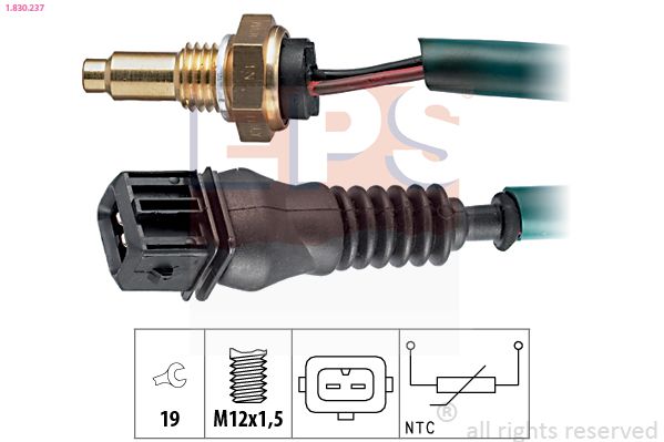EPS 1.830.237 Sensor, coolant temperature