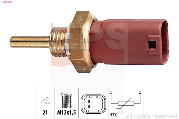 EPS 1.830.242 Sensor, coolant temperature
