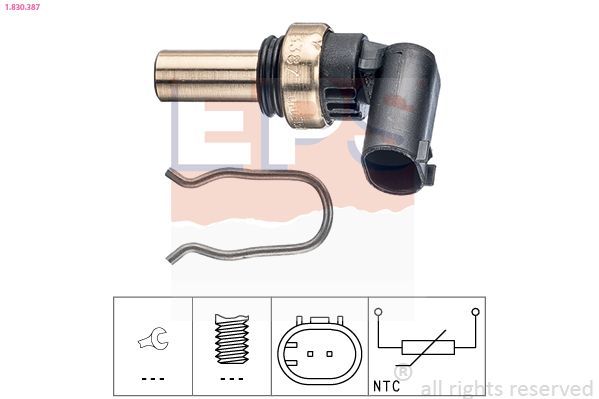 EPS 1.830.387 Sensor, coolant temperature