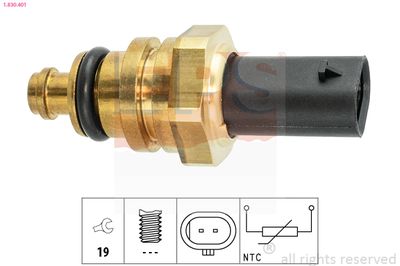 Sensor, coolant temperature EPS 1.830.401