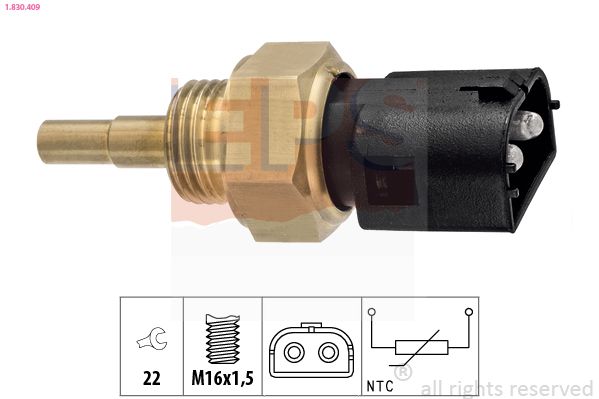 EPS 1.830.409 Sensor, coolant temperature