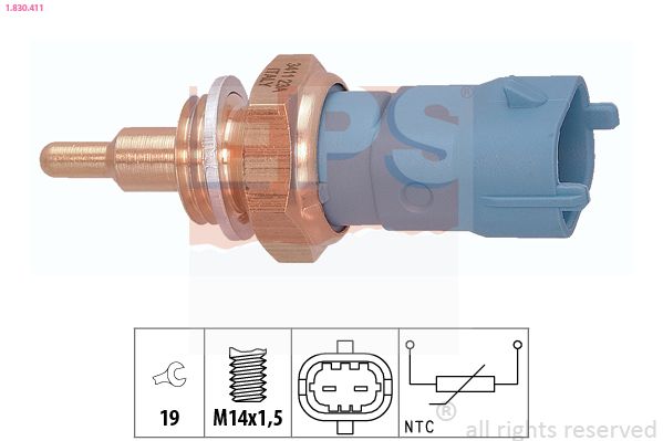 EPS 1.830.411 Sensor, coolant temperature