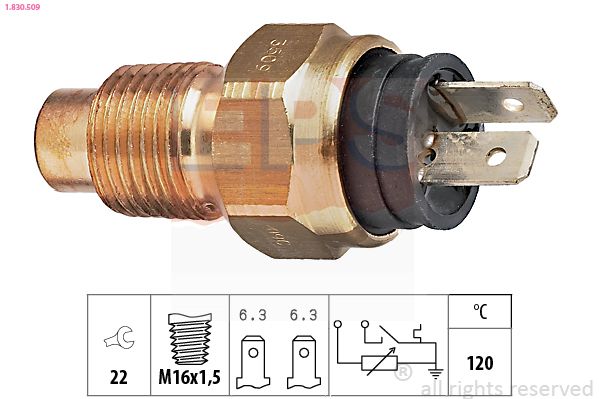 EPS 1.830.509 Sensor, coolant temperature