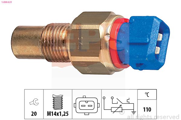EPS 1.830.521 Sensor, coolant temperature