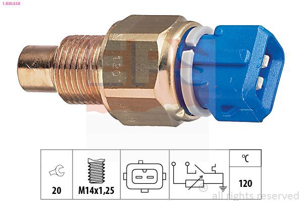 EPS 1.830.558 Sensor, coolant temperature