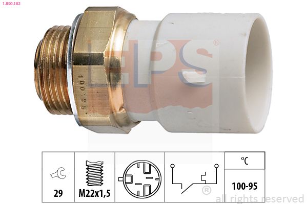 EPS 1.850.182 Temperature Switch, radiator fan