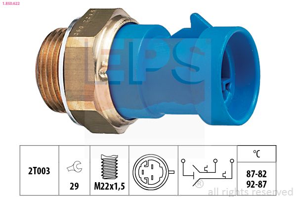 EPS 1.850.622 Temperature Switch, radiator fan