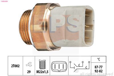 Temperature Switch, radiator fan EPS 1.850.626