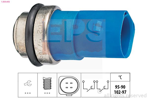 EPS 1.850.692 Temperature Switch, radiator fan