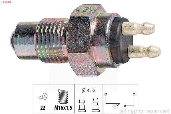 EPS 1.860.008 Switch, reverse light