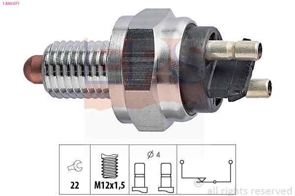 EPS 1.860.071 Switch, reverse light