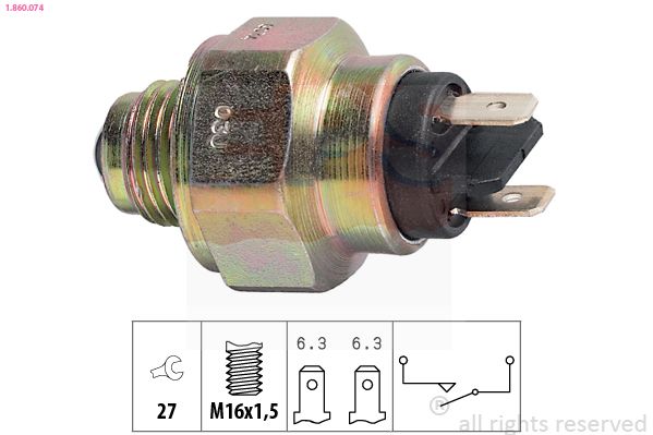 EPS 1.860.074 Switch, reverse light