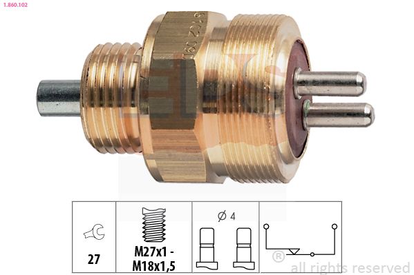 EPS 1.860.102 Switch, reverse light