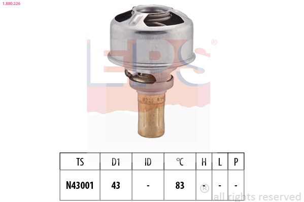 EPS 1.880.226 Thermostat, coolant