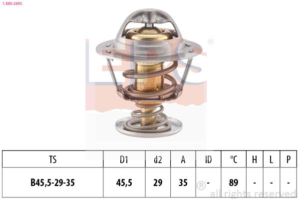 EPS 1.880.389S Thermostat, coolant