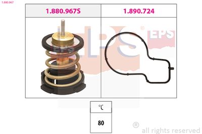Thermostat, coolant EPS 1.880.967