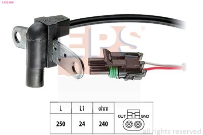 Sensor, crankshaft pulse EPS 1.953.008