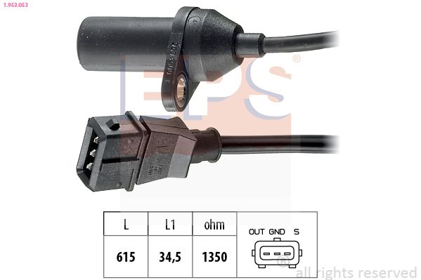 EPS 1.953.053 Sensor, crankshaft pulse