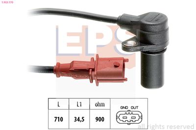 Sensor, crankshaft pulse EPS 1.953.170