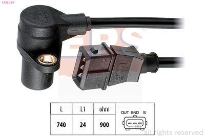Sensor, crankshaft pulse EPS 1.953.214
