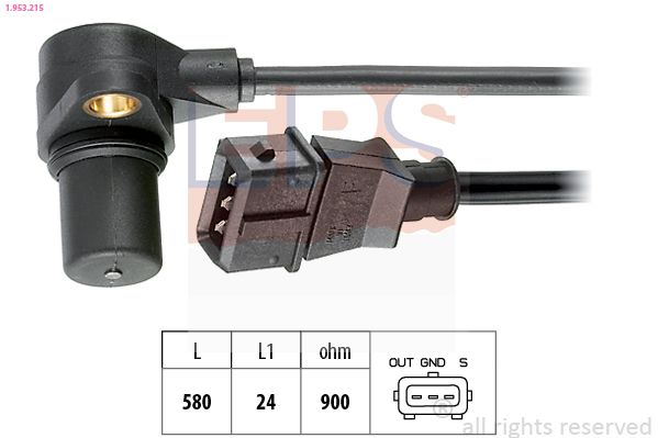 EPS 1.953.215 Sensor, crankshaft pulse