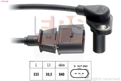 Sensor, RPM EPS 1.953.220