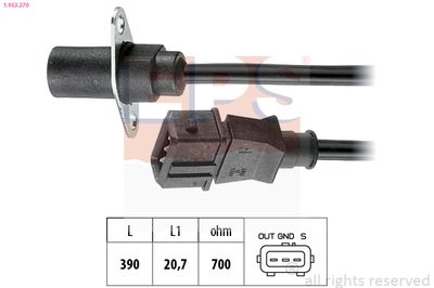 Sensor, crankshaft pulse EPS 1.953.270