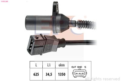 Sensor, crankshaft pulse EPS 1.953.285