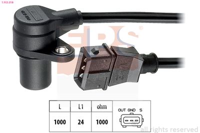 Sensor, crankshaft pulse EPS 1.953.318