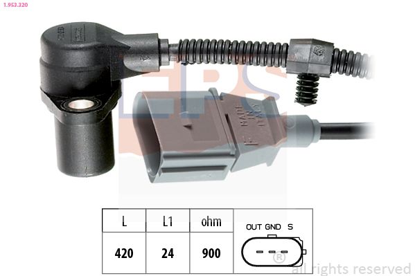 EPS 1.953.320 Sensor, crankshaft pulse