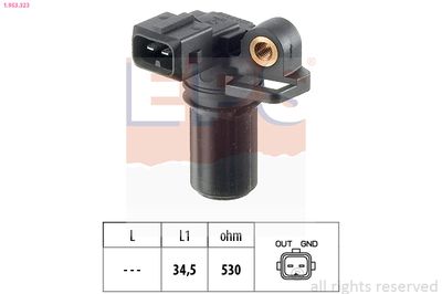Sensor, crankshaft pulse EPS 1.953.323