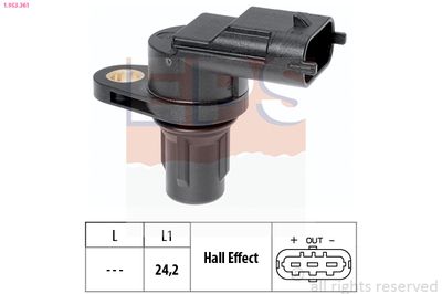 Sensor, crankshaft pulse EPS 1.953.361