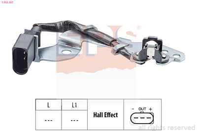 Sensor, RPM EPS 1.953.367